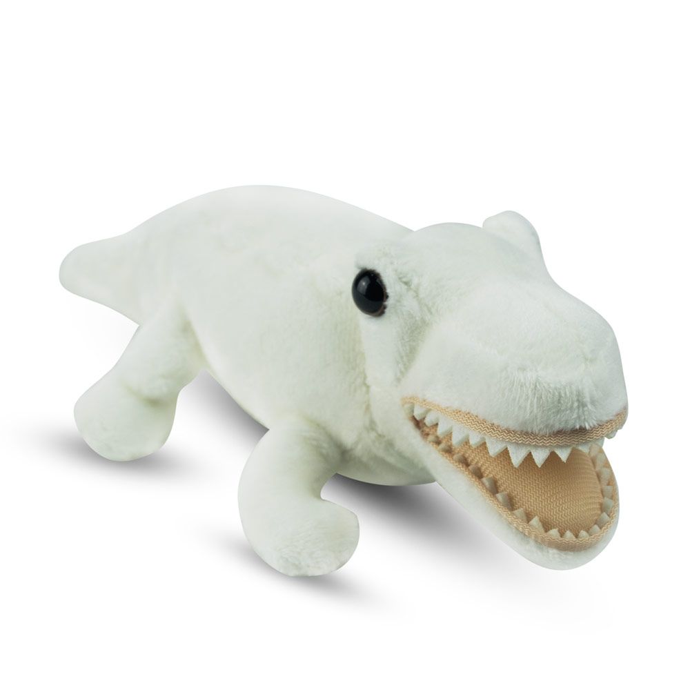 Mad Toys - Crocodile - Cuddly Soft Plush Stuffed Toy - White