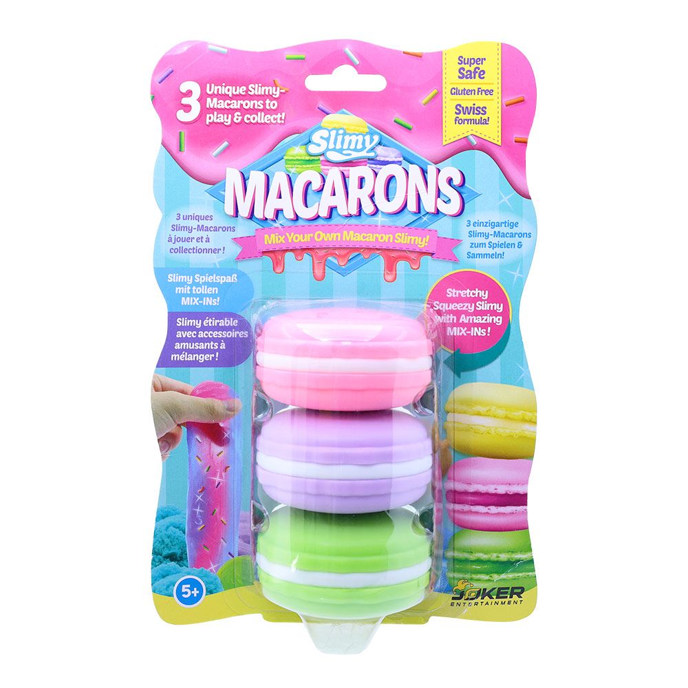 Slimy - Mix Your Own Macaron Slimy Set - 3 Pcs