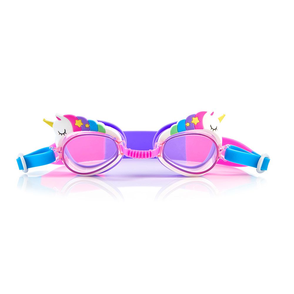 Bling2o - Aqua2Ude Unicorn Swim Goggles For Kids - Rainbow