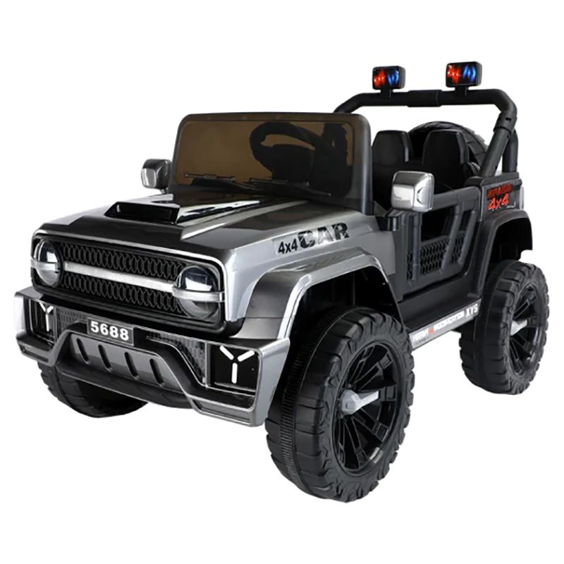 Megastar - 12V Rocky Road Open Jeep - Silver