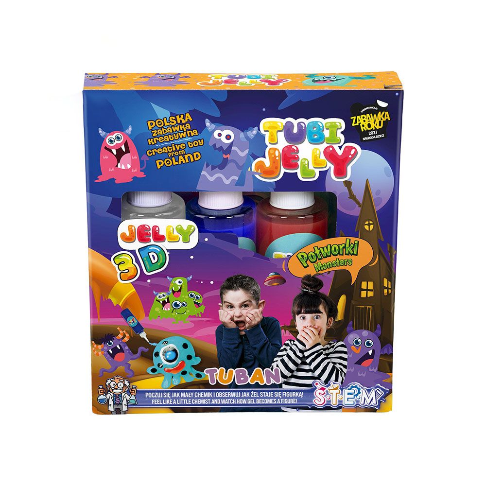 Tuban - Tubi Jelly Set w/ 3 Colors - Monsters