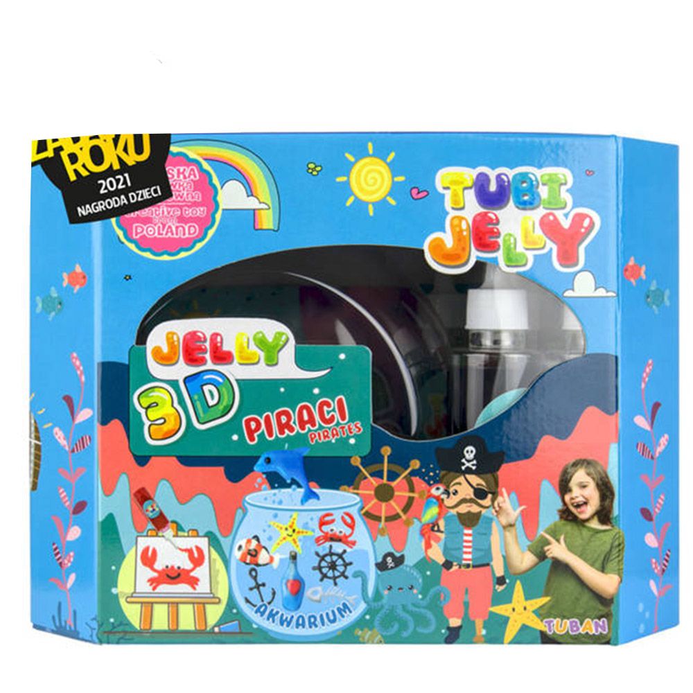 Tuban - Tubi Jelly Set w/ 8 Colors & Big Aquarium - Pirates