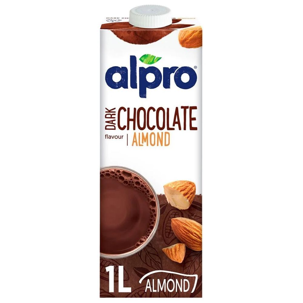 Alpro - Almond Dark Chocolate 100% Plant Based Drink 1L