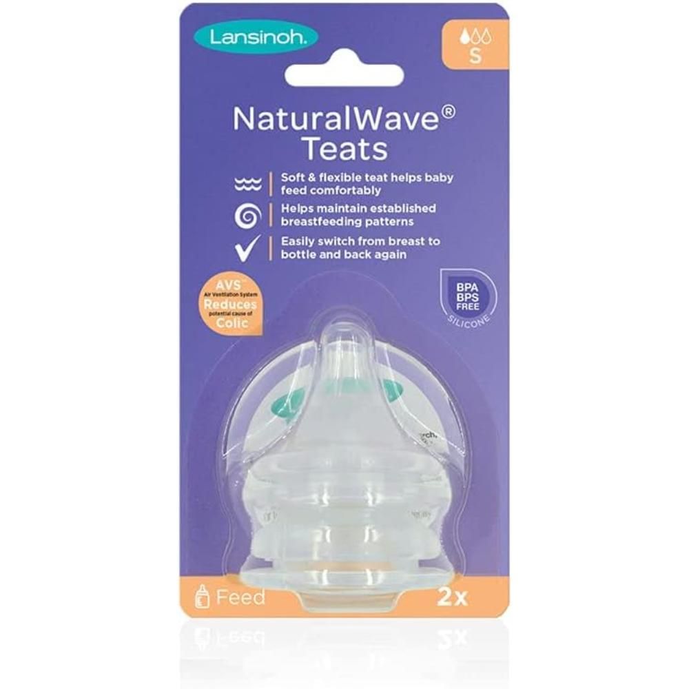 Lansinoh - Naturalwavetm Slow Flow Teats - 2 pcs