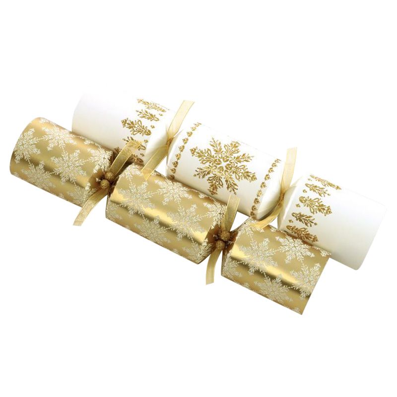 Tom Smith - Wide Barrel Foil & Gold Flitter Crackers - 6x14 Inch