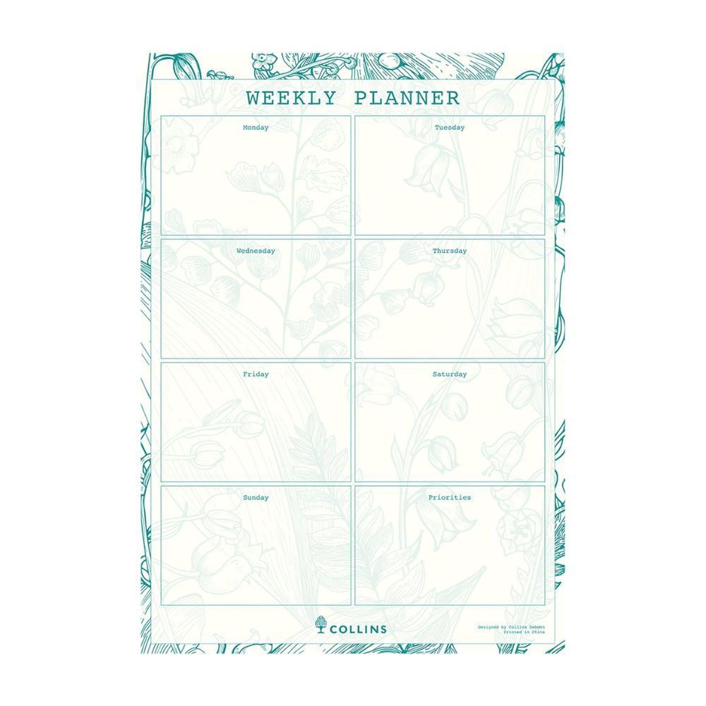 Collins - Tara A4 Weekly Desk Pad