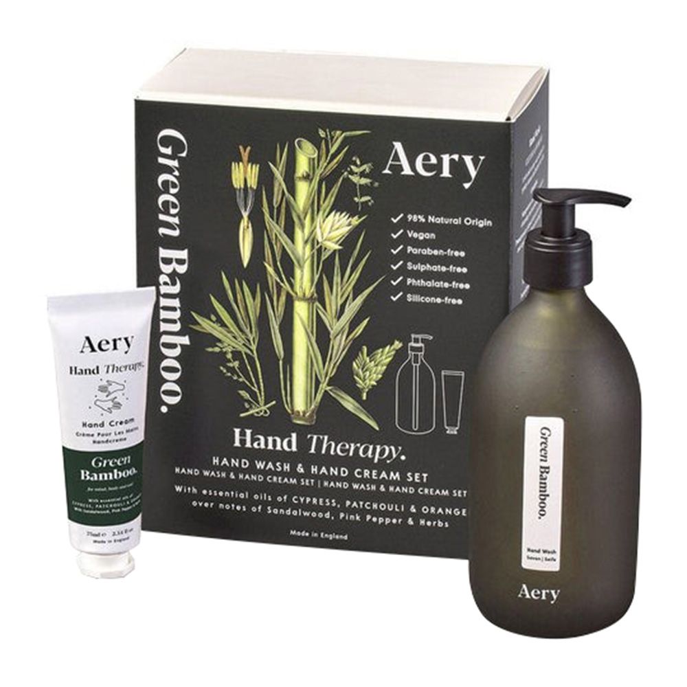 Aery - Green Bamboo Hand Wash 500 ml With Hand Cream 75 ml Gift Set