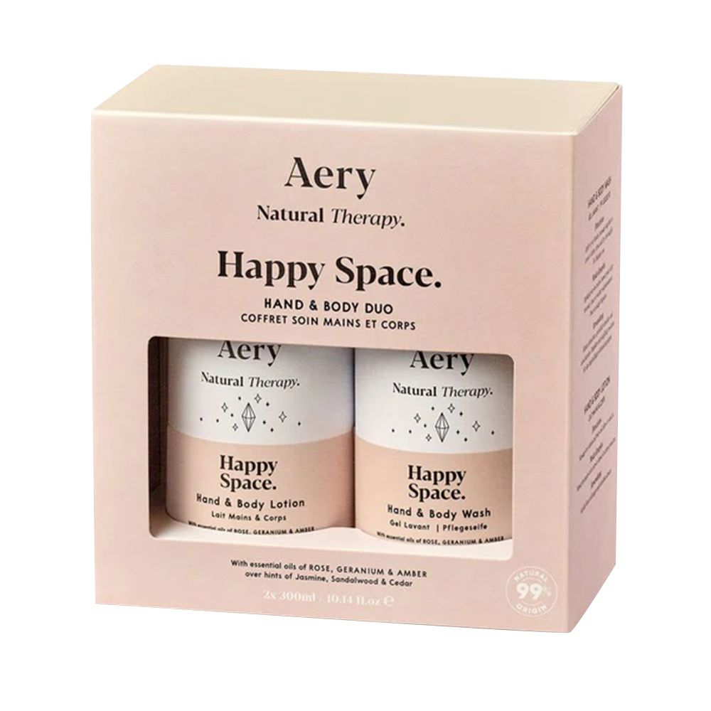 Aery - Happy Space Hand And Body Lotion With Wash - 300 ml - 2pcs