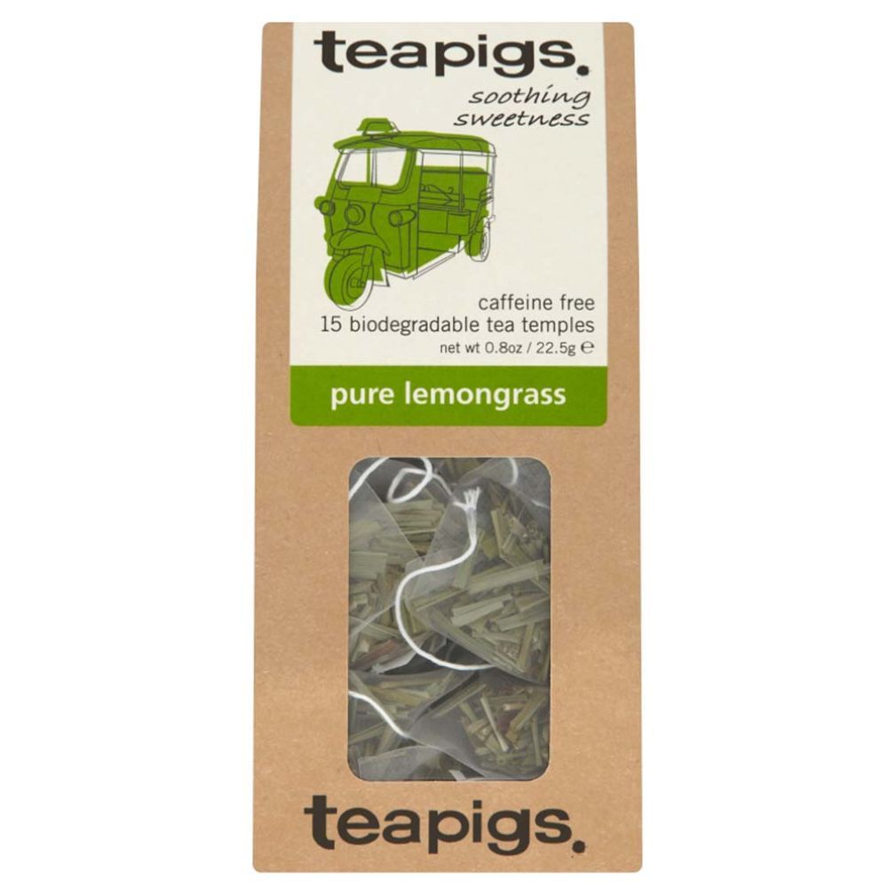 Ripe Organic - Teapigs Pure Lemongrass Temples - 15pcs