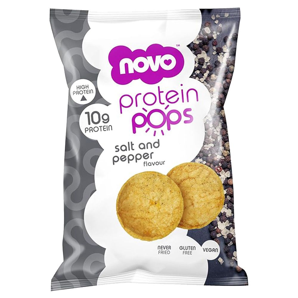 Novo - Protein Pops Healthy Snack - Salt And Pepper - 45 g