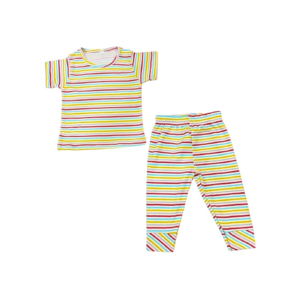 Veronica - Pyjama Set - Multicolor Striped - 2 Pcs