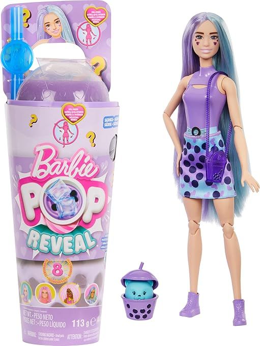 Barbie - Pop Reveal Juicy Bubble Tea Series Doll - Taro Milk - 32.5cm