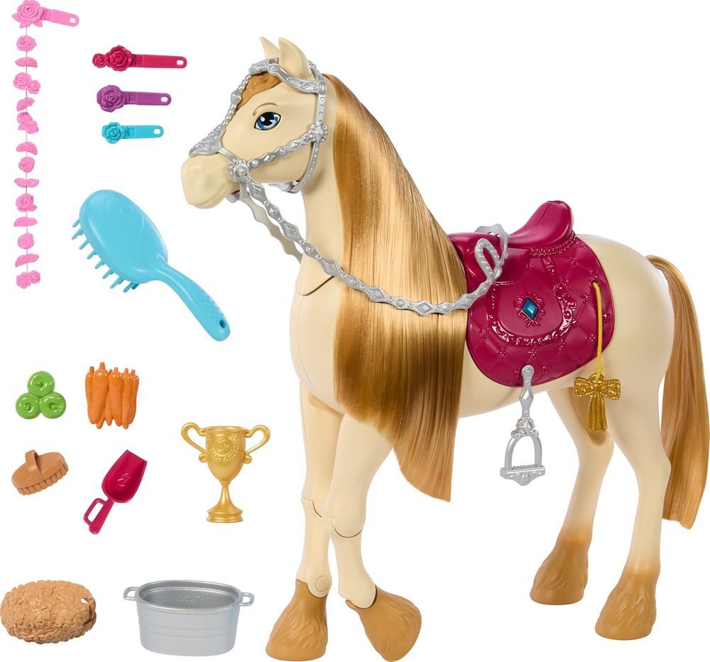 Barbie -  Interactive Feature Horse Toy Set