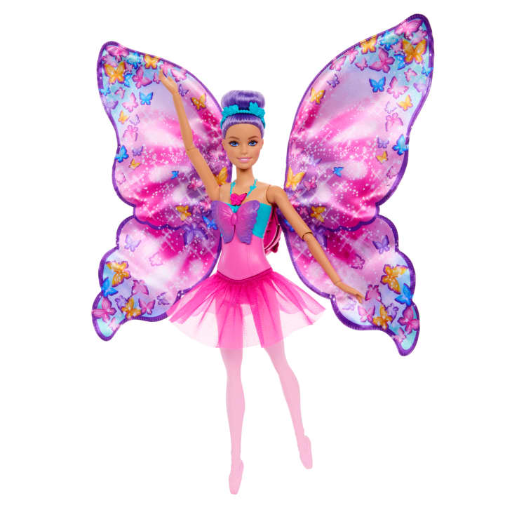 Barbie - Dreamtopia Dance And Flutter Butterfly Doll - 32.5cm