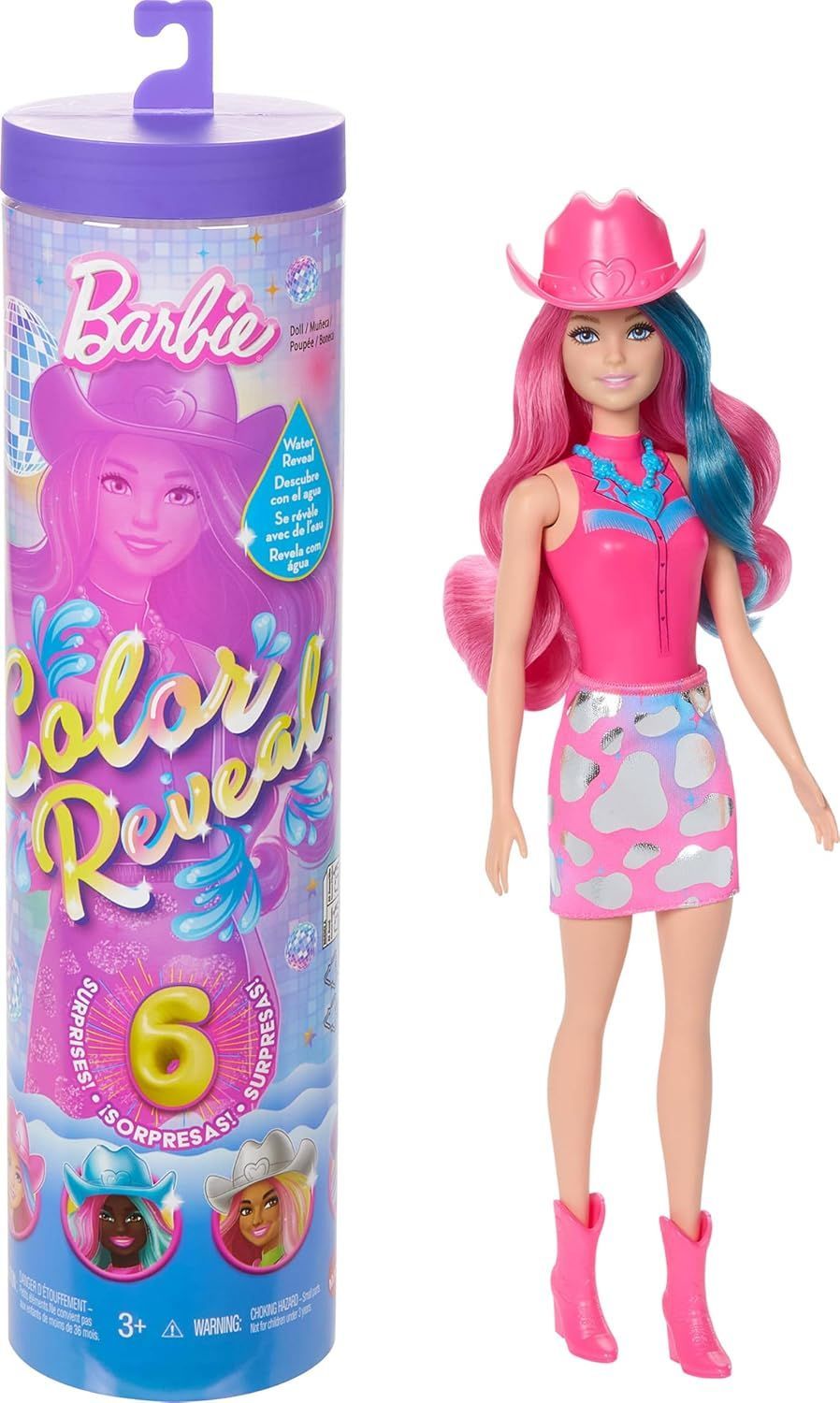 Barbie - Color Reveal Barbie Disco Star Series