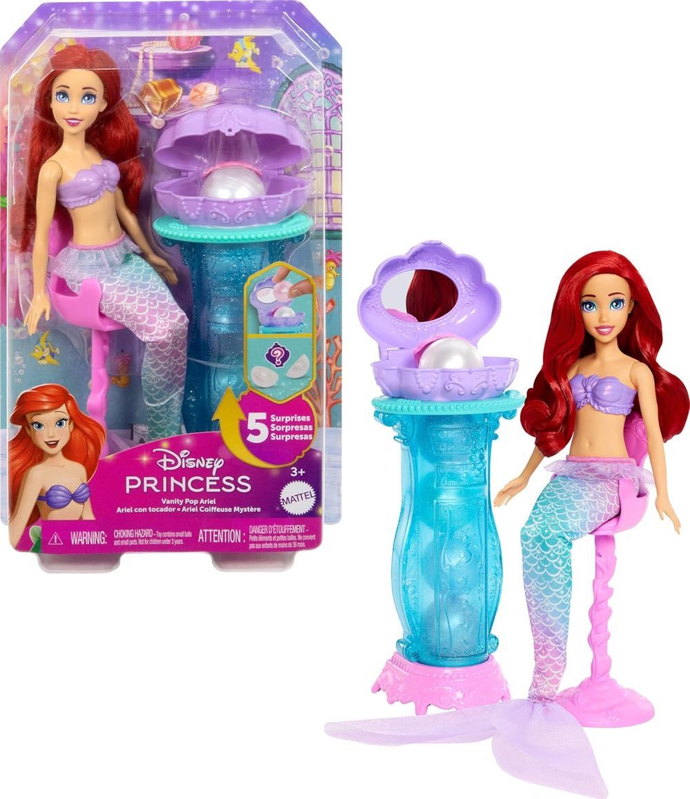 Disney Princess - Fashion Ariel Mermaid Surprise Feature Doll