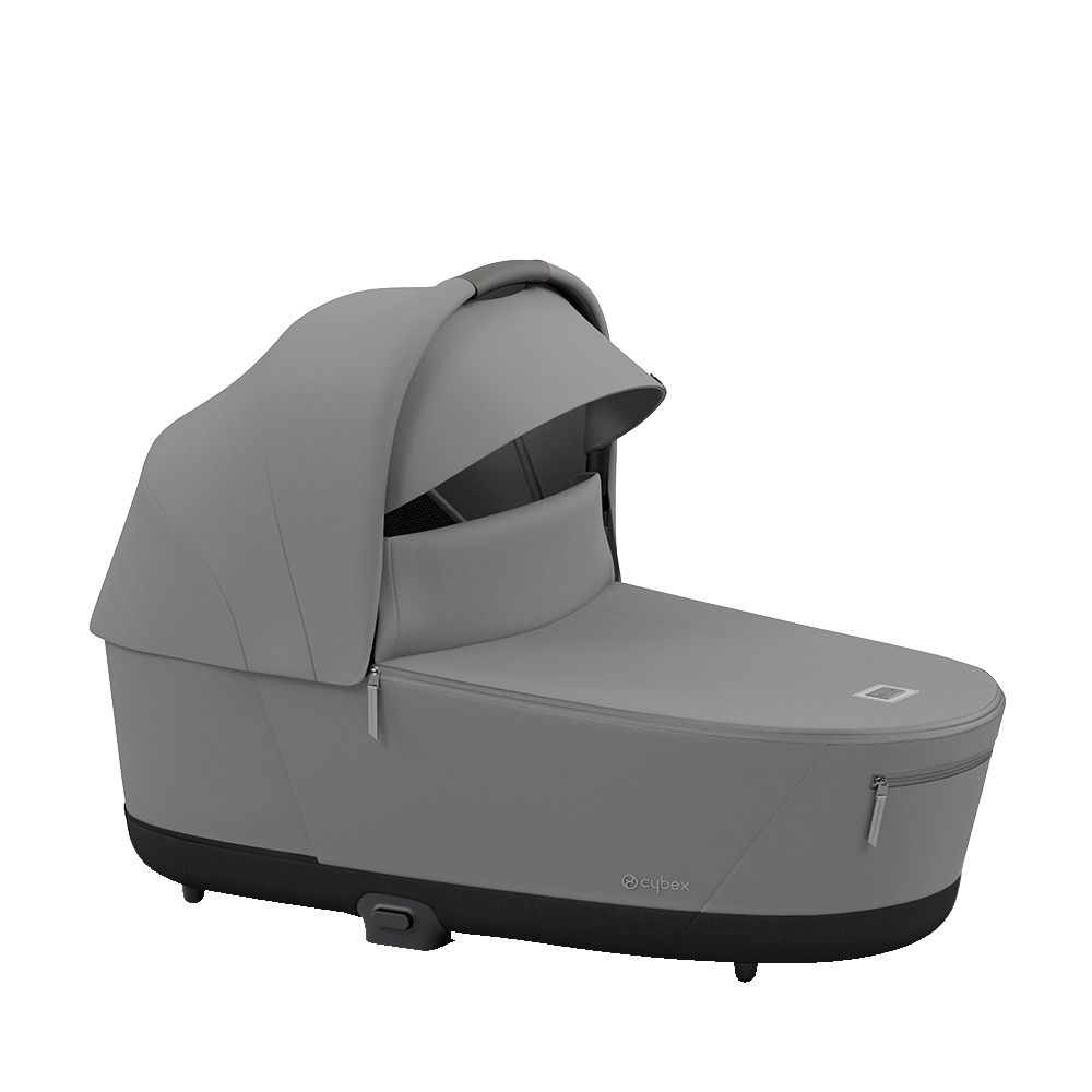 Cybex - Priam Lux Carry Cot - Mirage Grey/Dark Grey