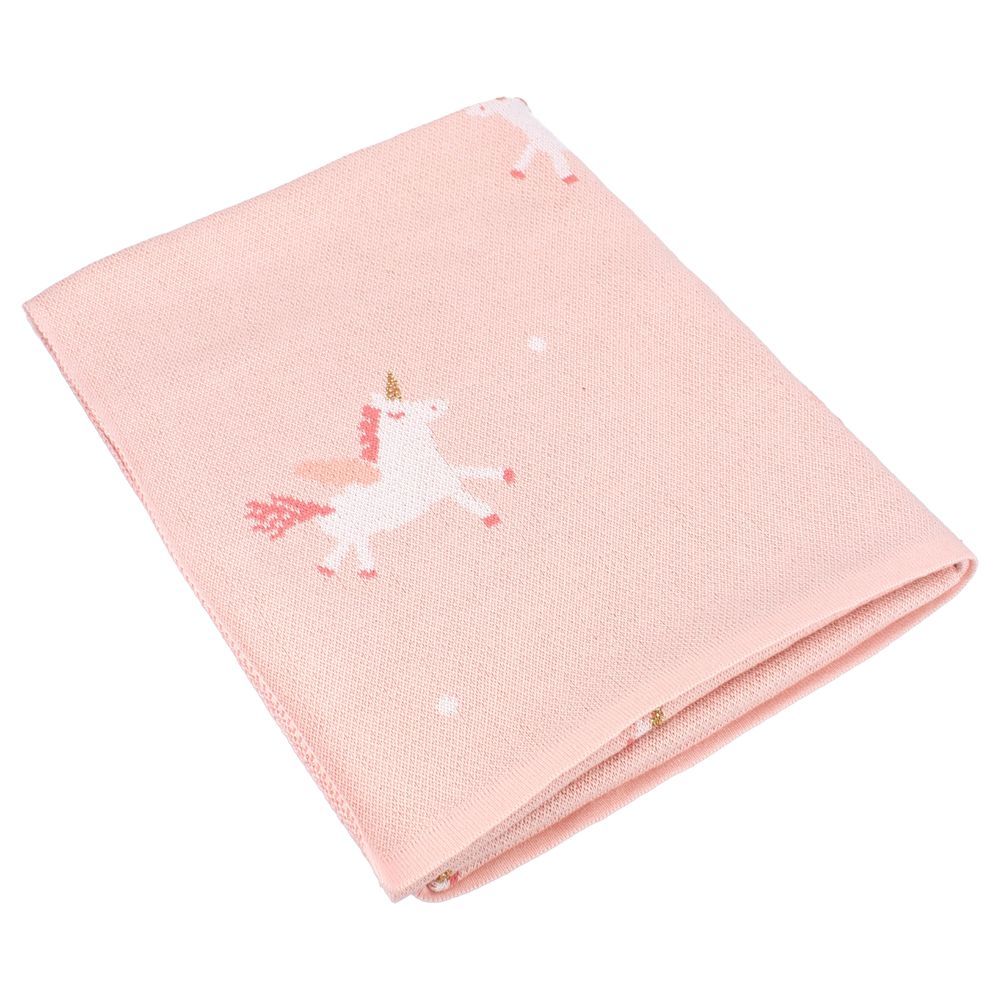 Kidzroom - Kids Blanket - Stella The Unicorn - Pink