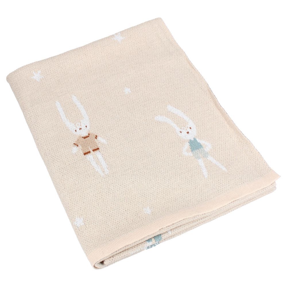 Kidzroom - Kids Blanket - Toby The Rabbit - Beige