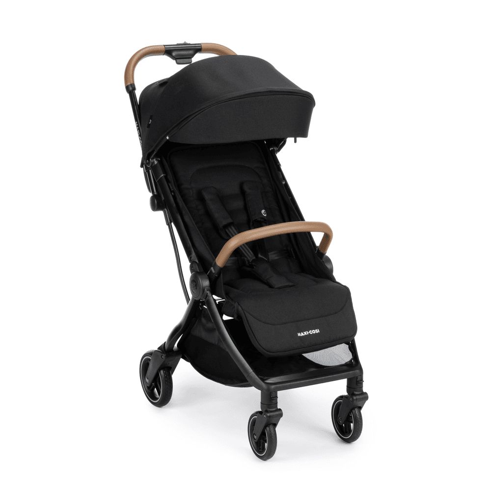 Maxi Cosi - EVA 3 Auto Fold Essential Stroller - Black Champagne