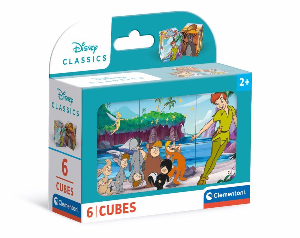 Clementoni - Disney Classics Puzzle Cube Set - 6 Pcs