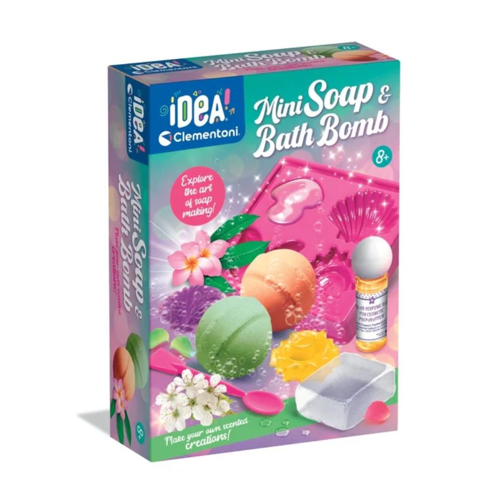 Clementoni - Idea Soaps and Bath Bombs DIY Craft Kit