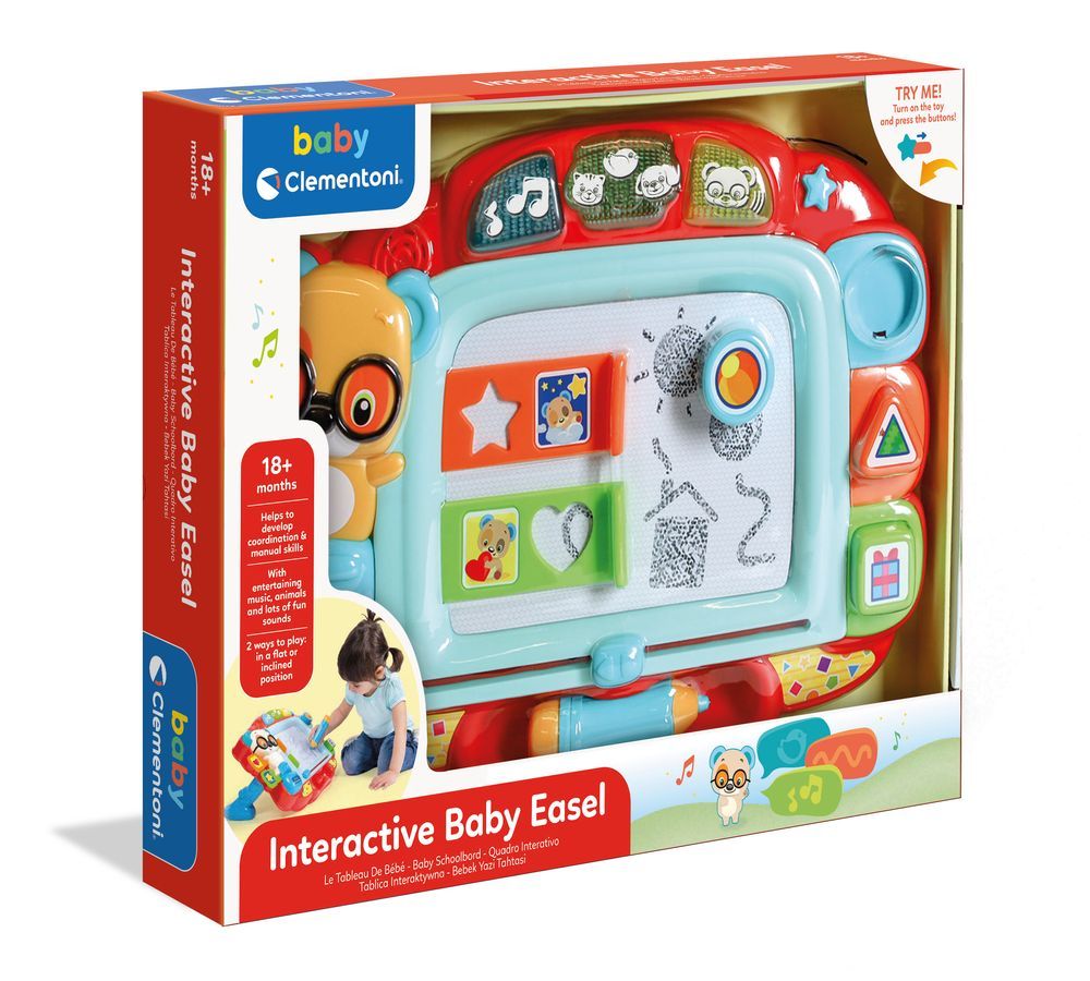 Clementoni - Interactive Battery Operated Baby Easel