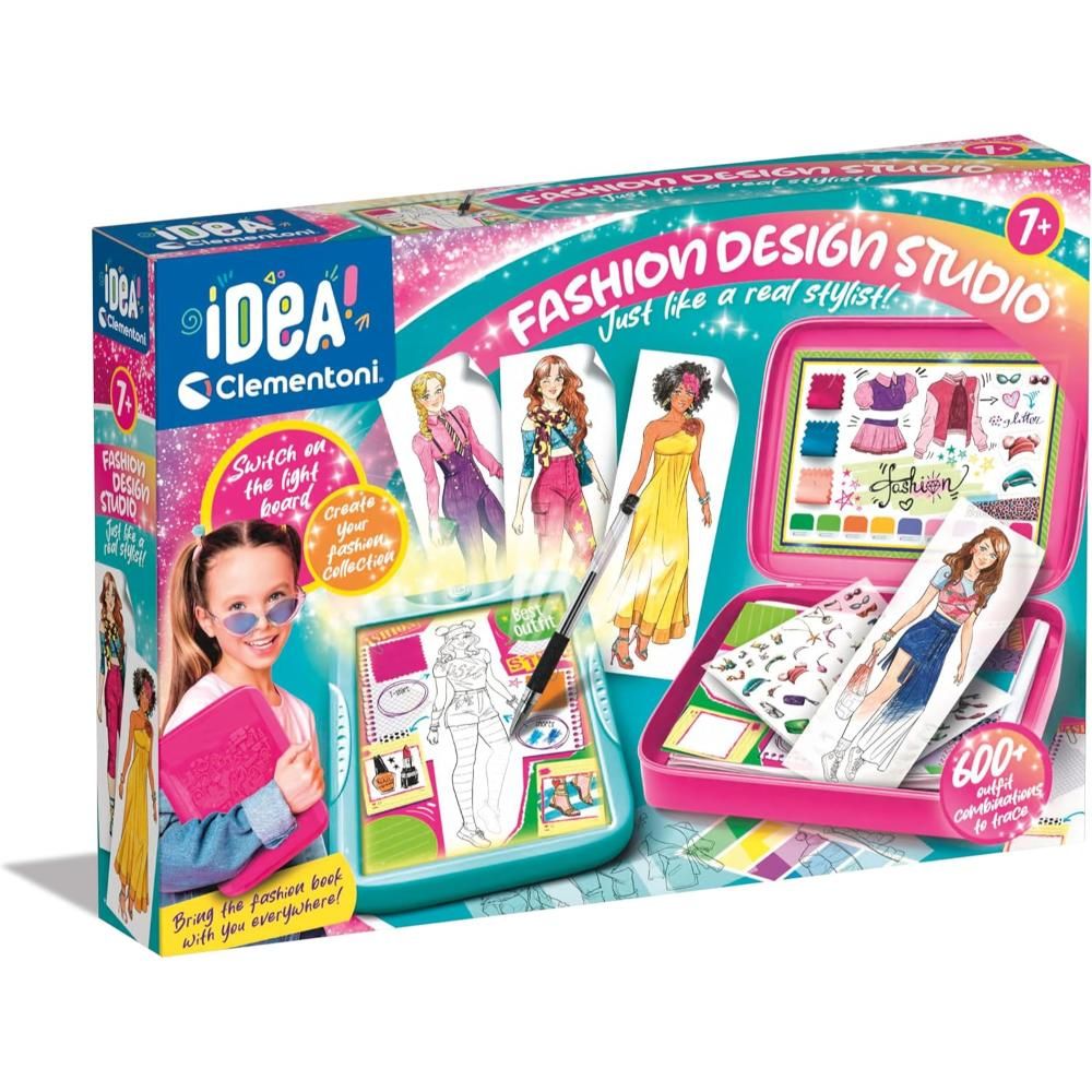 Clementoni - Idea Fashion Design Studio Battery Operated DIY Craft Kit