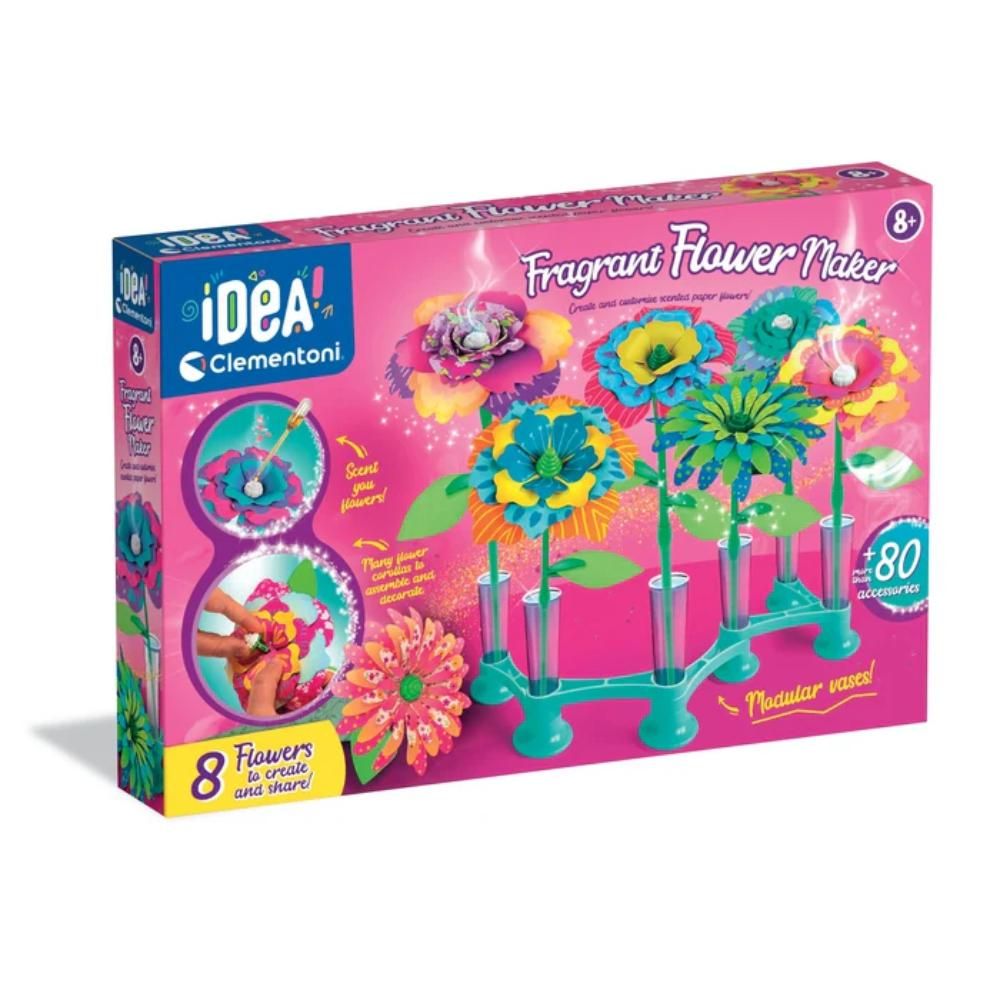 Clementoni - Idea Fragrant Flowers Maker DIY Craft Kit