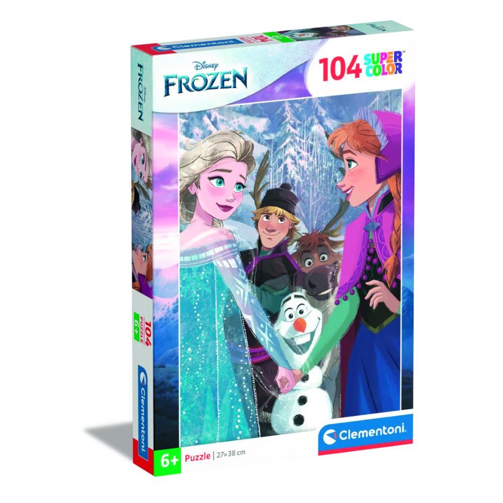 Clementoni - Disney Frozen Clasp Puzzle - 104 Pcs