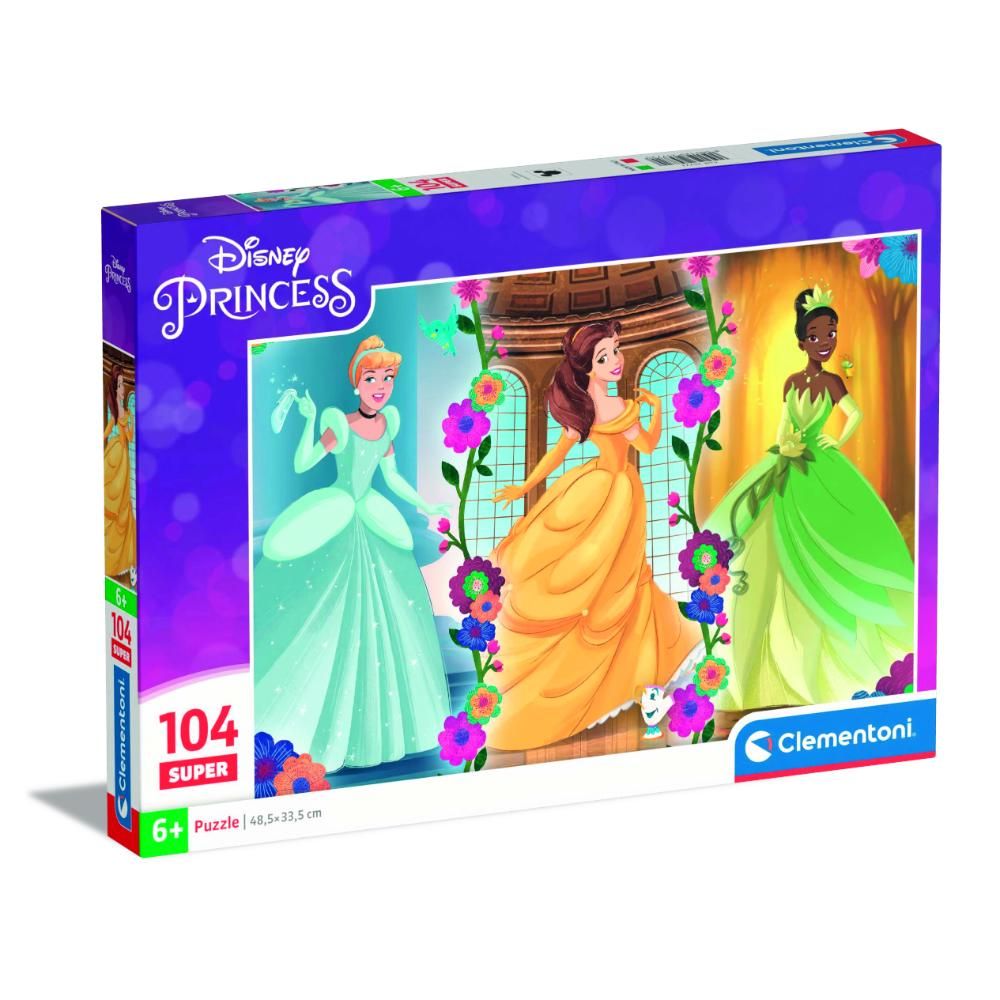 Clementoni - Disney Princess Gown Puzzle - 104 Pcs