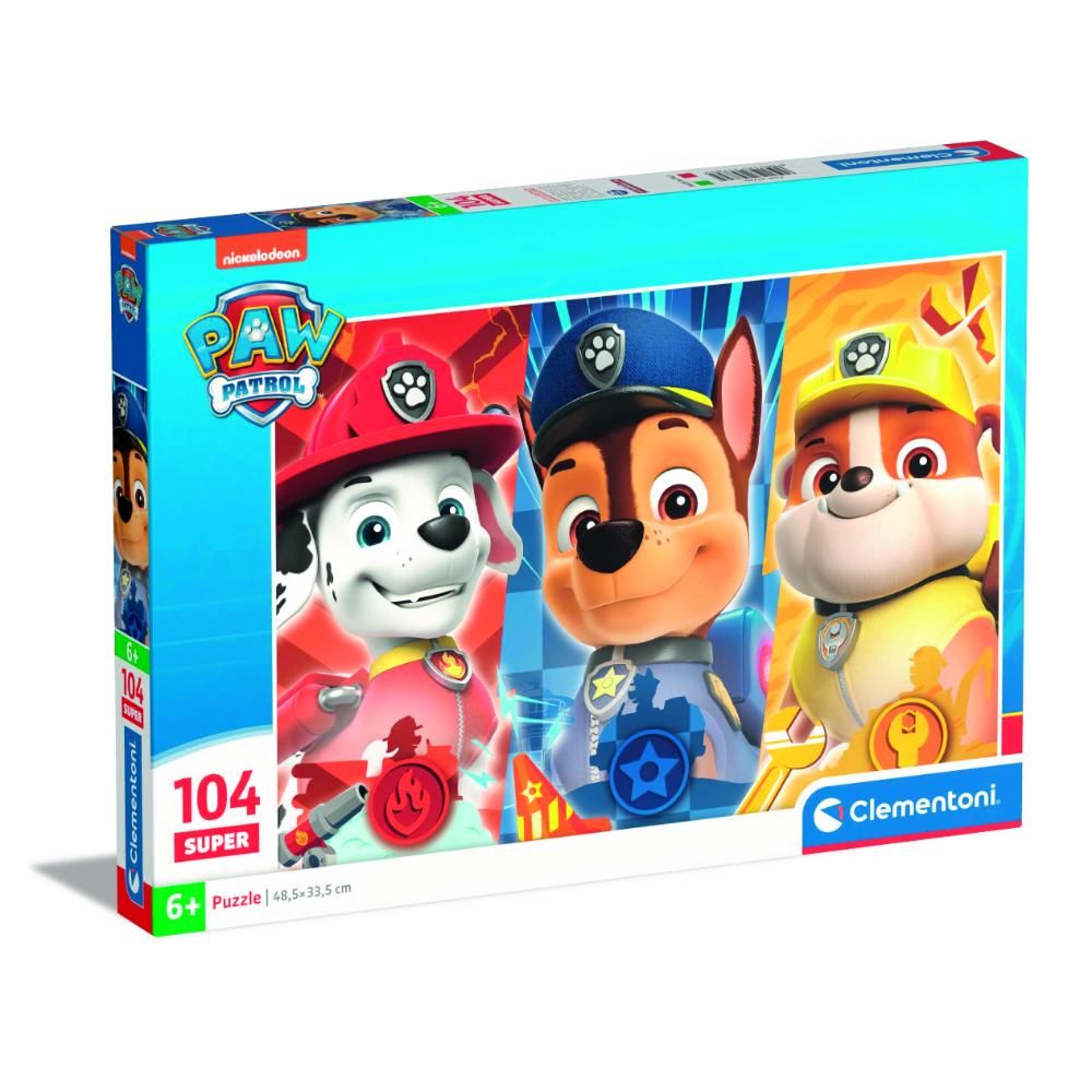 Clementoni - Paw Patrol Heroes Puzzle - 104 Pcs