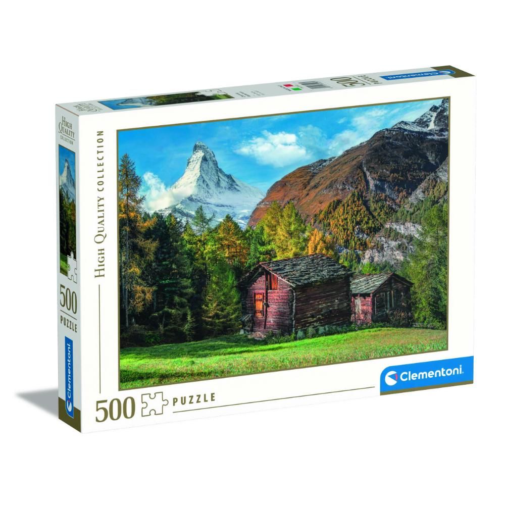 Clementoni - HQC Charming Matterhorn Puzzle - 500 Pcs