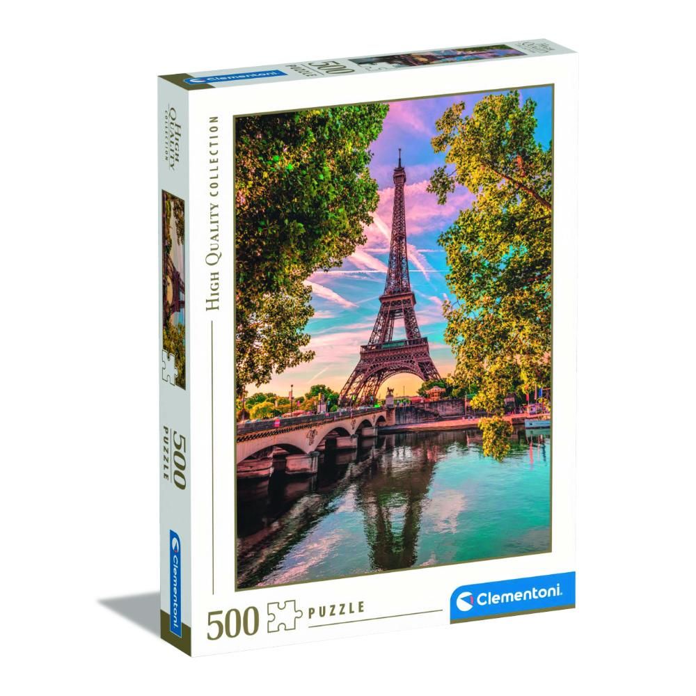 Clementoni - HQC Along The Seine Puzzle - 500 Pcs