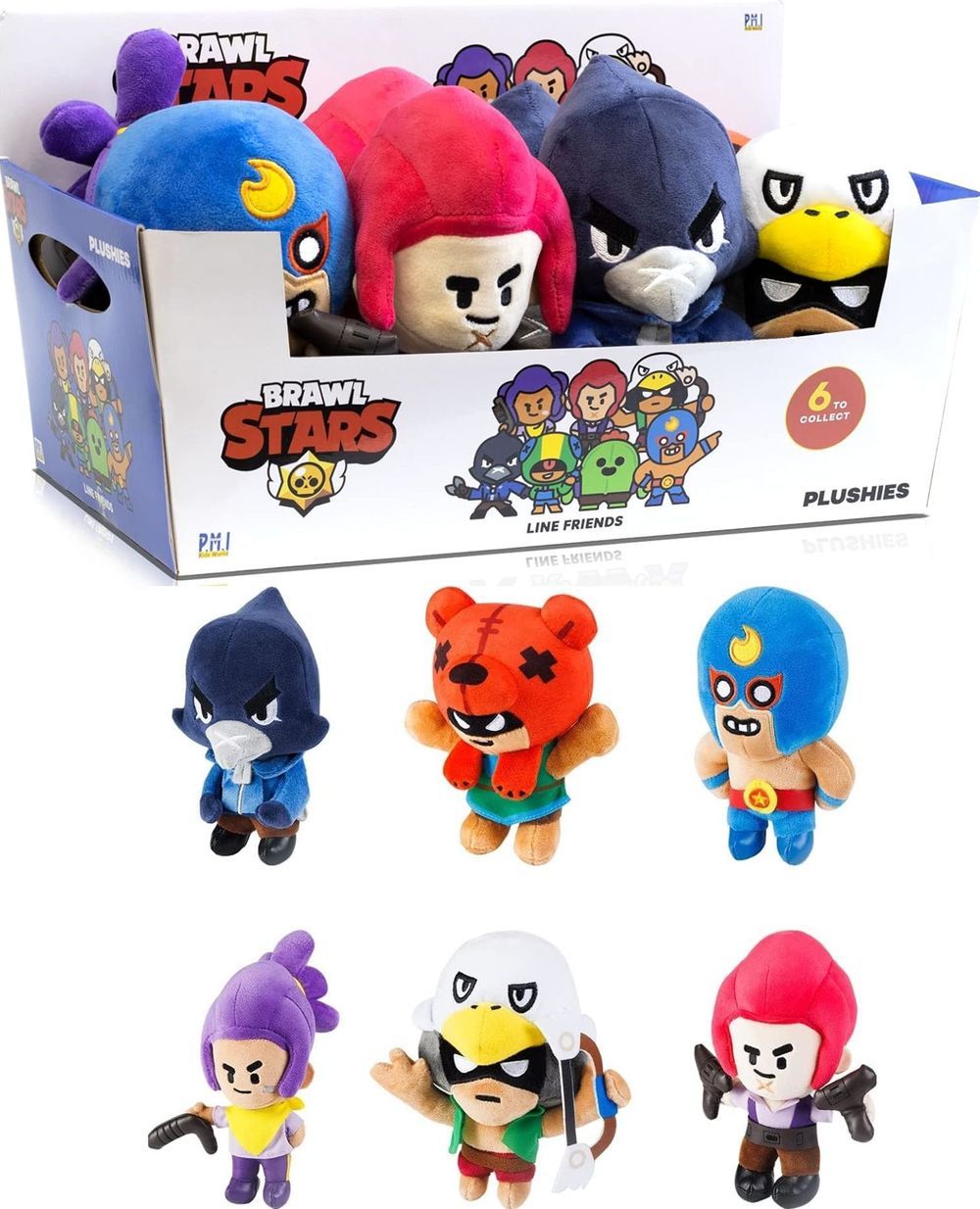 Brawl Stars - Plush Toy - 1pc - Style May Vary