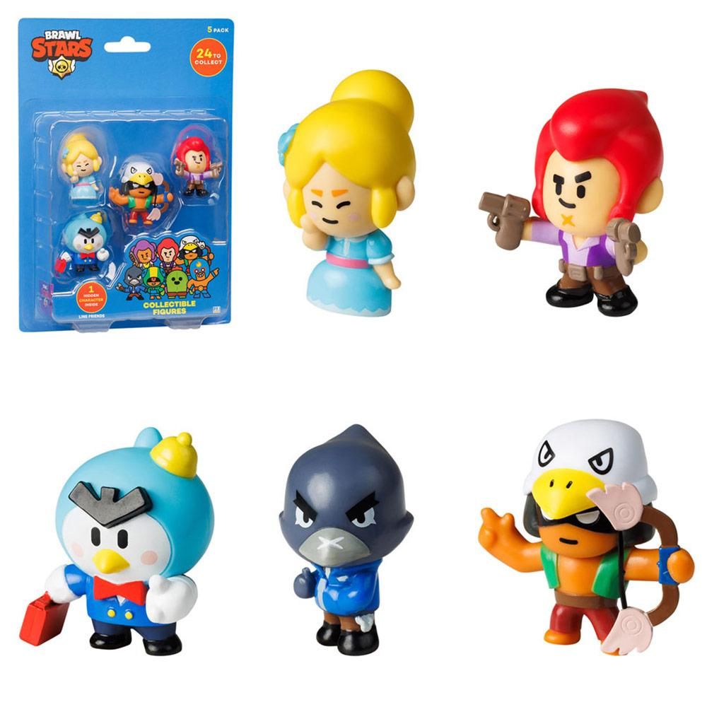 Brawl Stars - 5-in-1 Figure Blister - Pack of 1 - Style May Vary