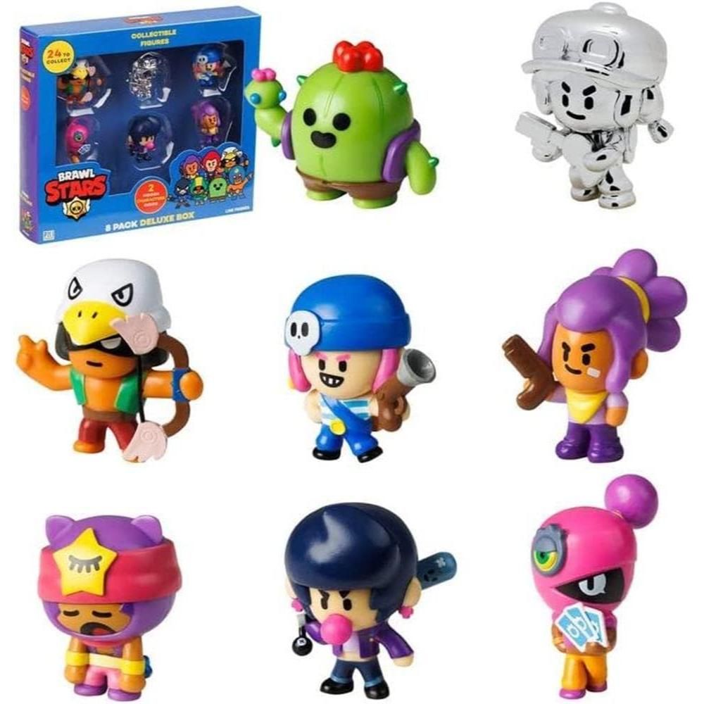 Brawl Stars - 8-in-1 Figure Blister - Pack of 1 - Style May Vary