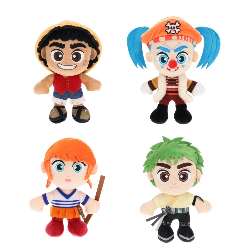 Bandai - Netflix One Piece Collectible Plush Toy - 1pc - Design May Vary