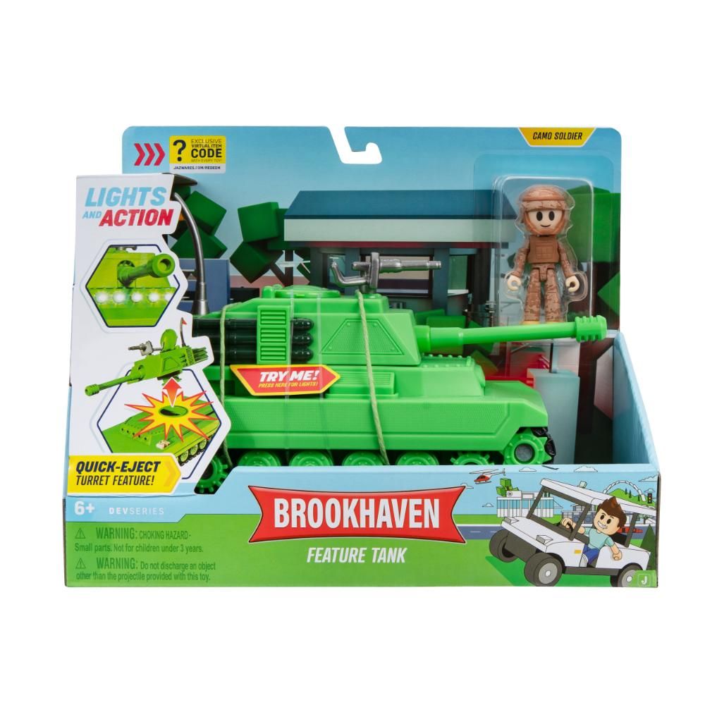 Dev Series - Brookhaven Feature Tank & Camo Soldier Playset - 2 Pcs