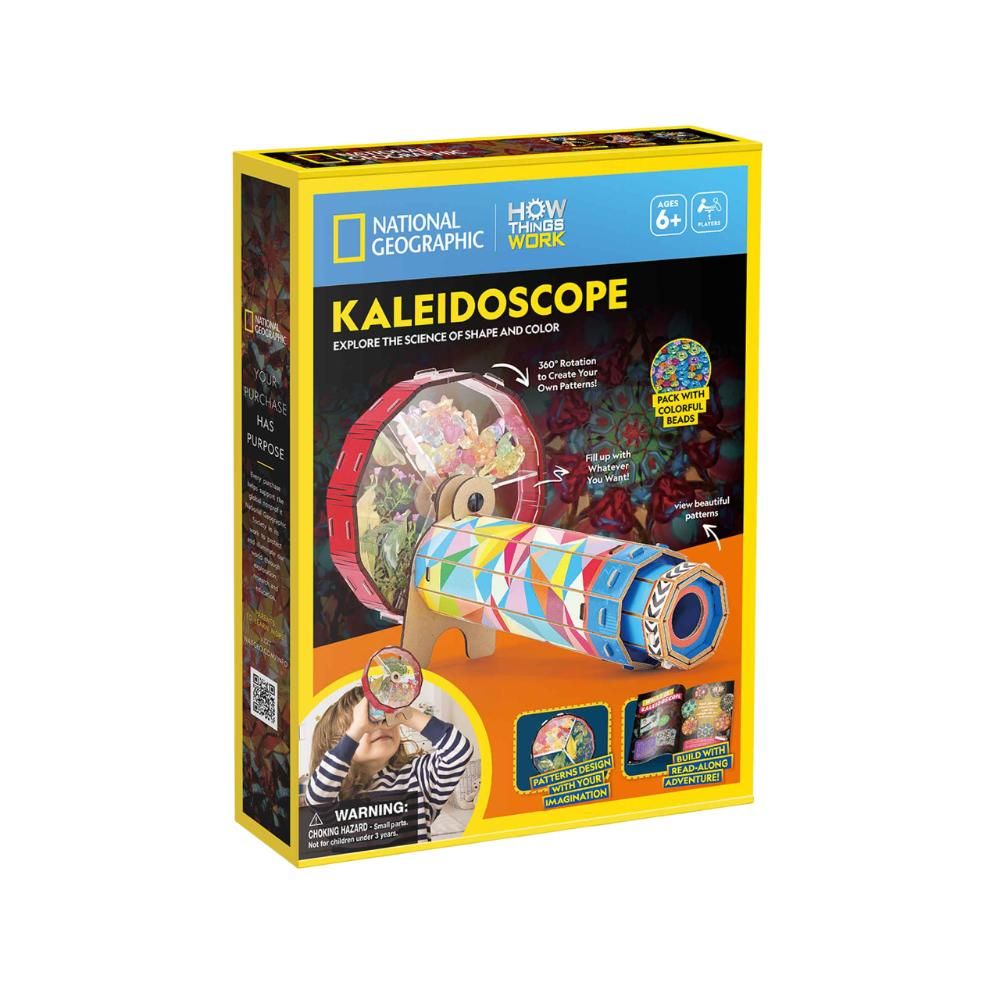 National Geographic - Kaleidoscope With Wheel 3D Puzzle