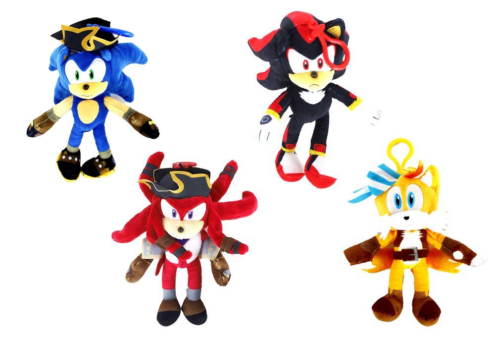 Sonic - Prime Clip-On Plush - 6 Inch - 1pc - Design May Vary