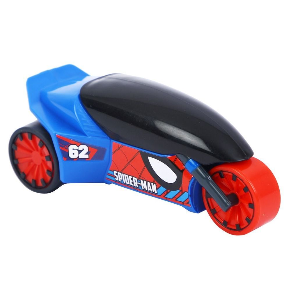 Marvel - 62 Pull Back Rider Car - Spiderman