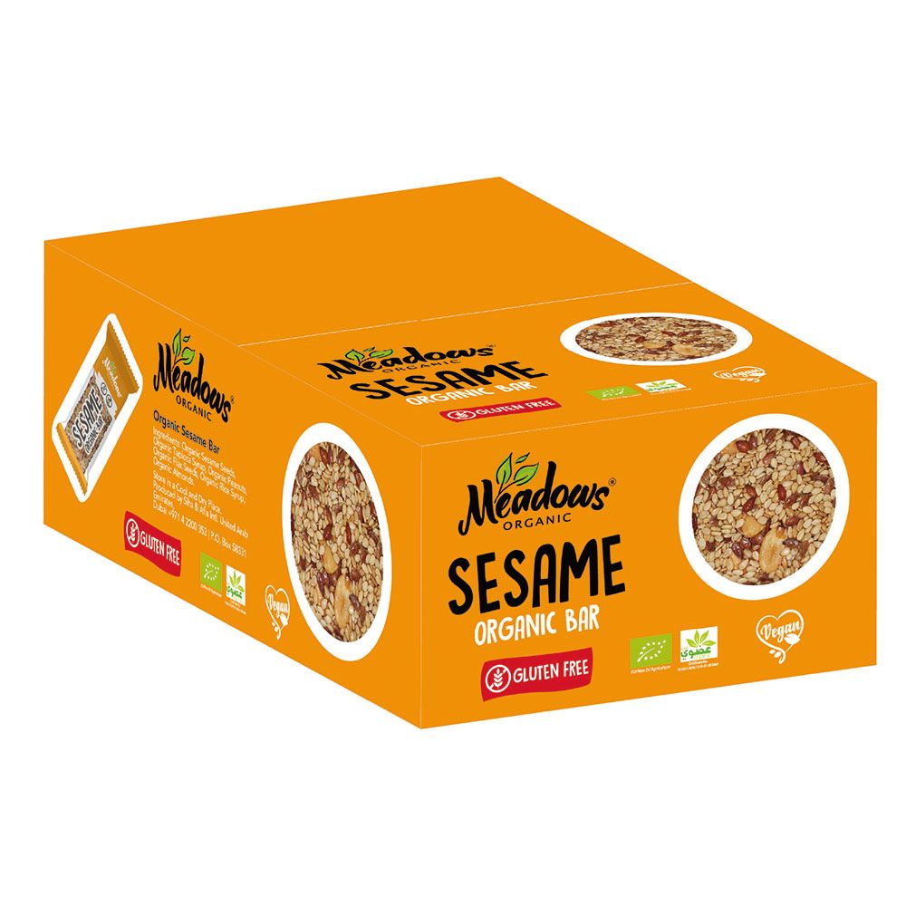 Meadows Organic - Sesame Bar - 24 Pcs - 40 gm