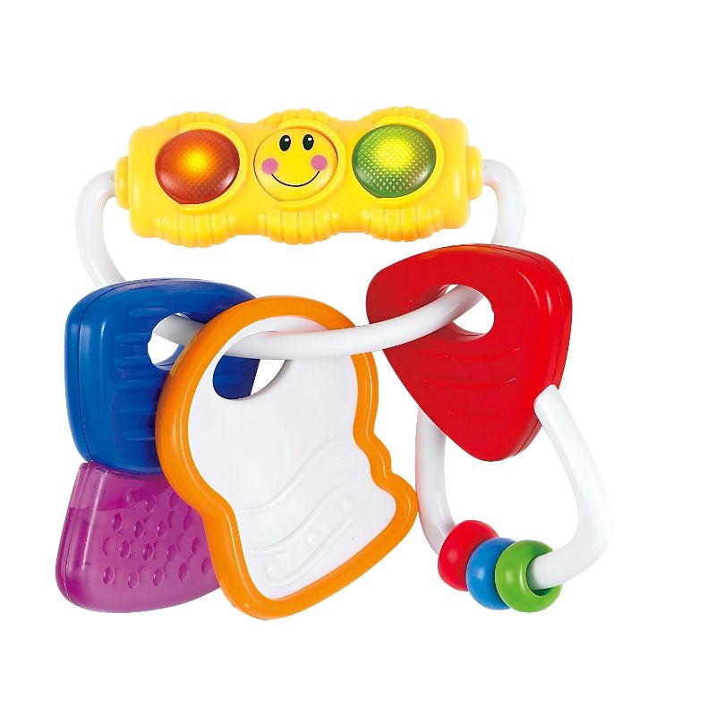 Hola - 2-In-1 Light And Rattle Keys Baby Teether