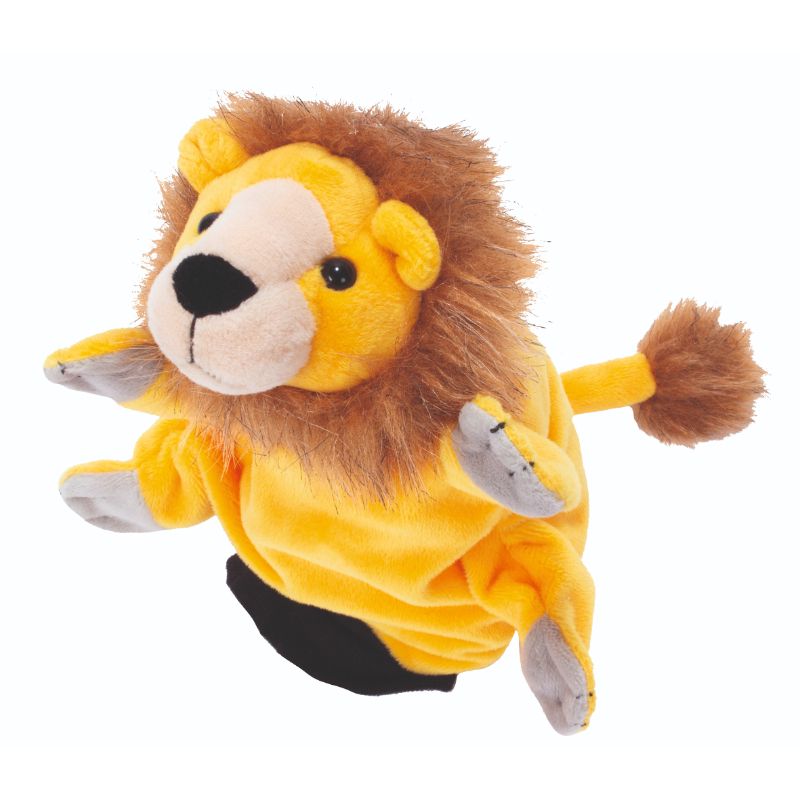 Beleduc - Handpuppet - Lion - Yellow - 25cm