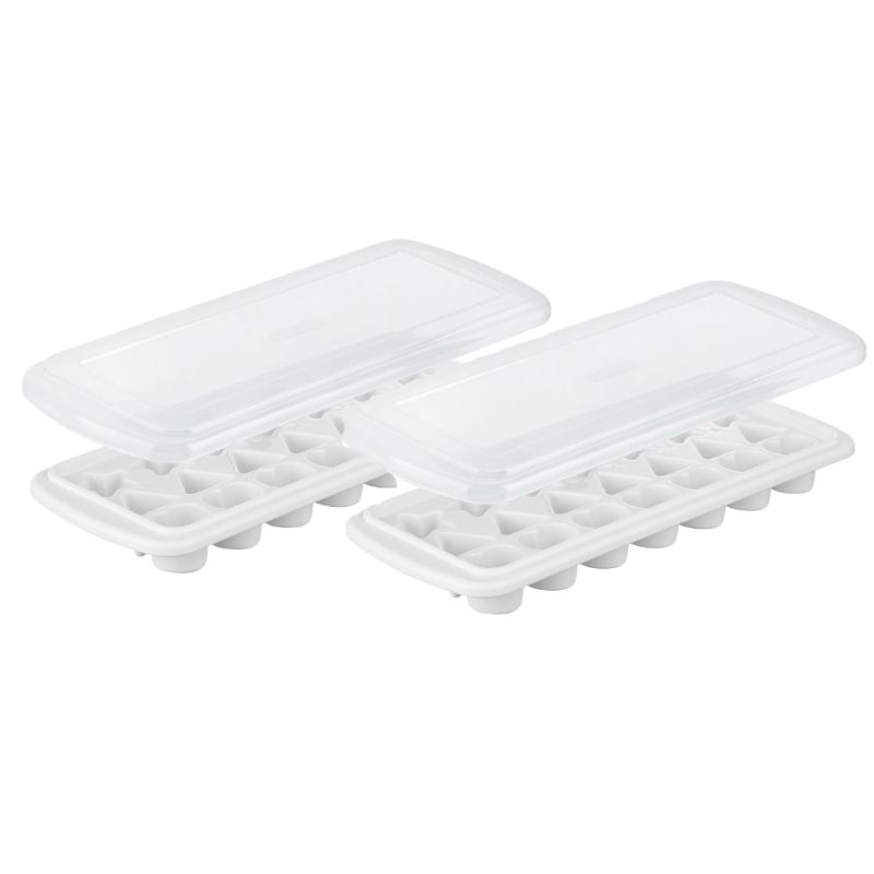 Inochi - Kari 21 Slot Creative Ice Tray With Lid - Pack of 2