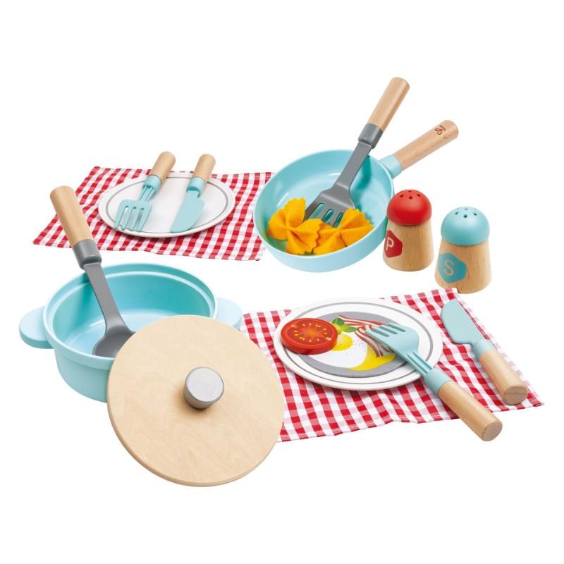 Hape - Little Chef Cooking & Serve Play Set - 21pcs