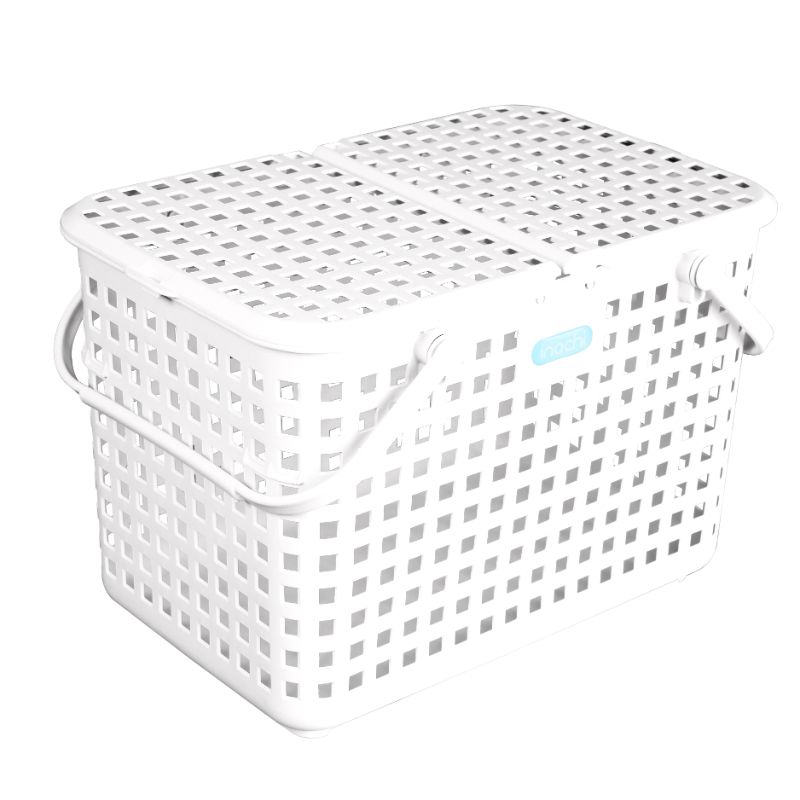 Inochi - Nachi Multi Purpose Storage Basket With Lid - White