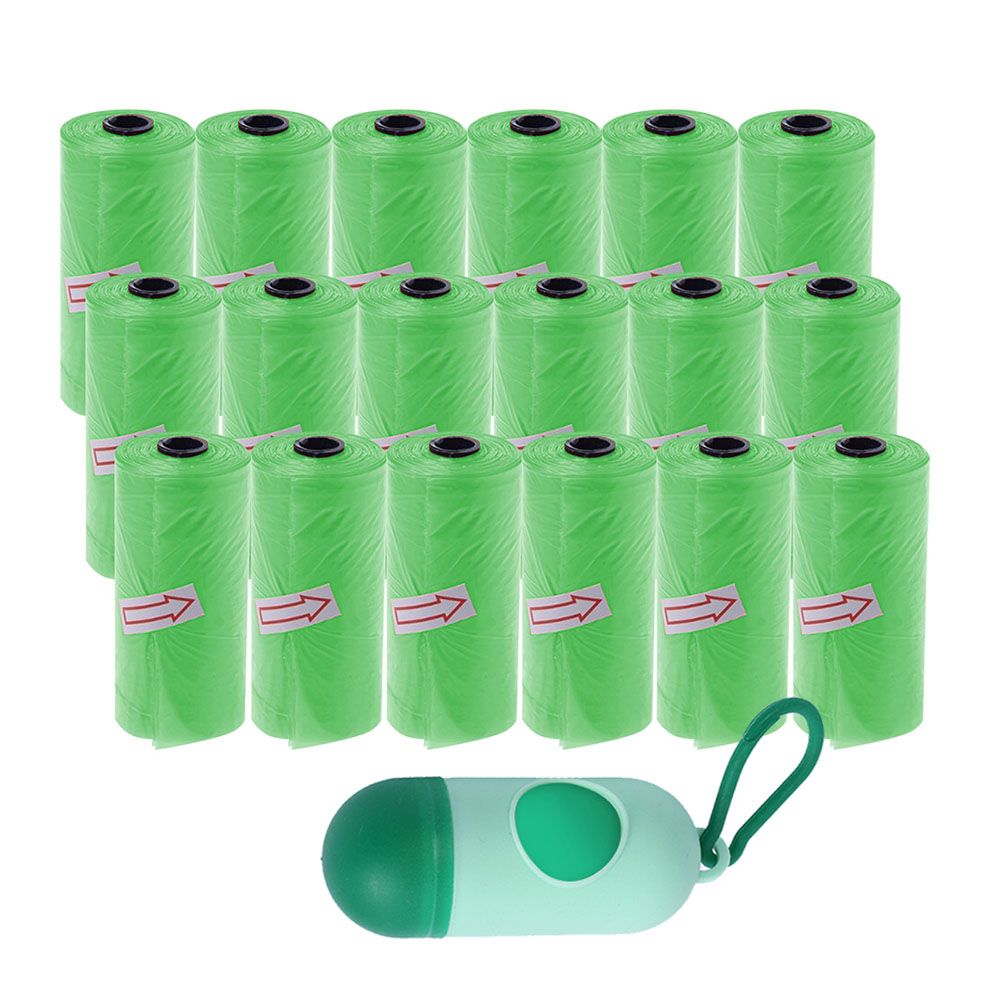 Star Babies - Disposable Scented Bag With Dispenser - Green - Pack of 18 - 276pcs