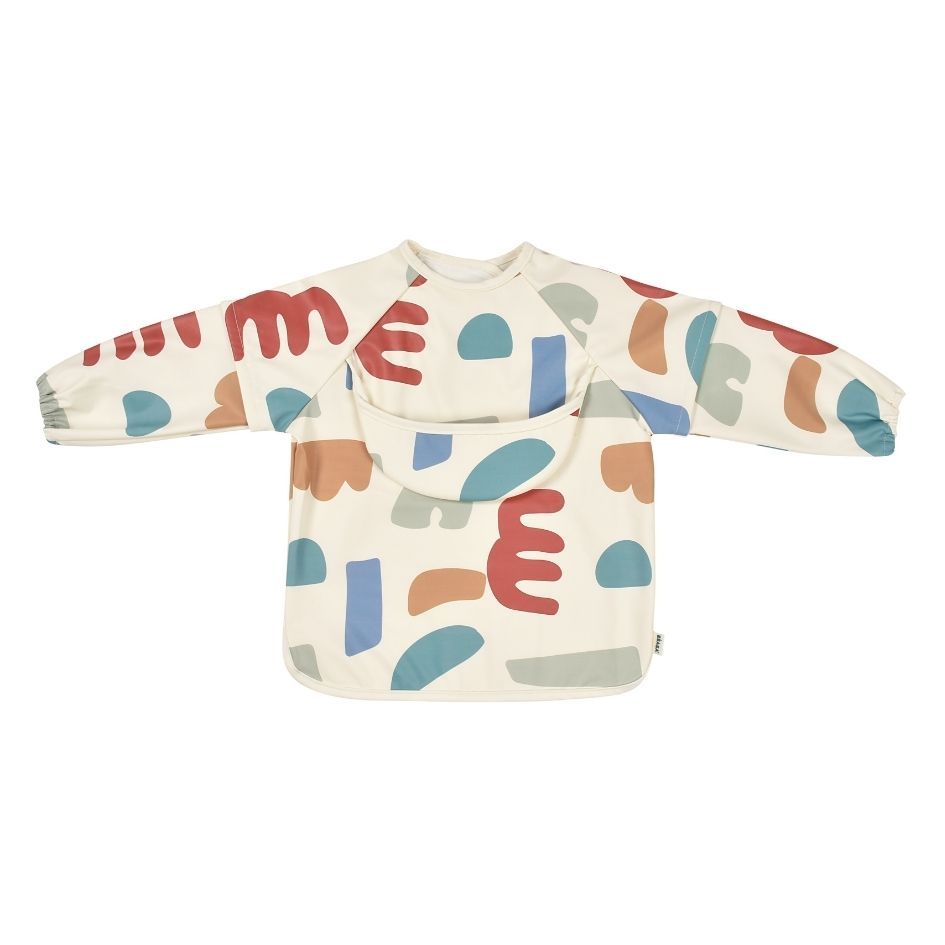 Beaba - 2-in-1 Bib With Removable Sleeves - Playful